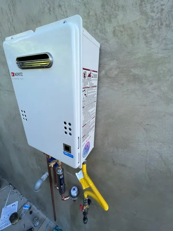 Tankless water heater installation for Green Valley Acres homes